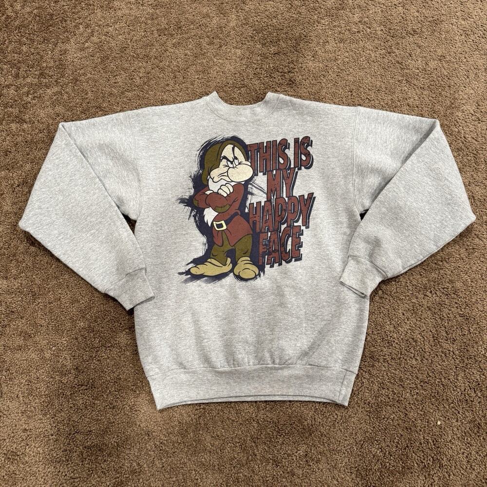Disneyland Resort Walt Disney By Hanes GRUMPY Sweater“This Is My Happy Face”